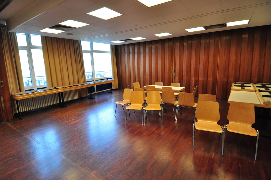 Der Clubraum vom Bürgerhaus Kastel.